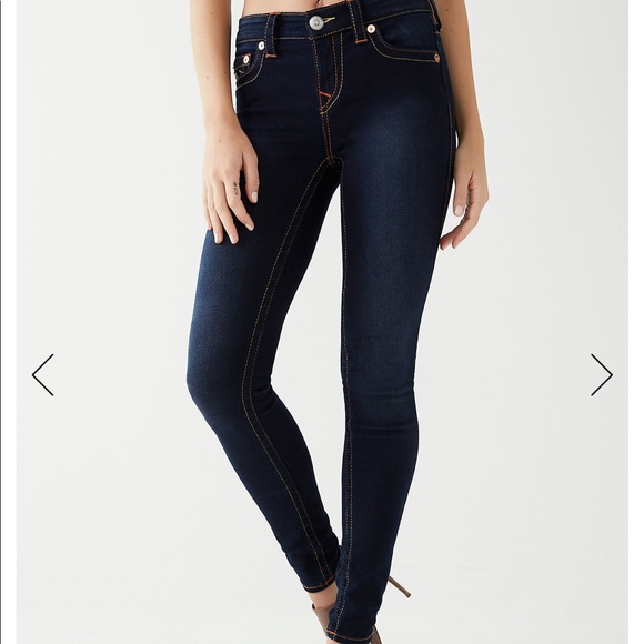 True Religion Halle mid rise super skinny jeans - Picture 3 of 4
